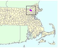 Map Of Tewksbury